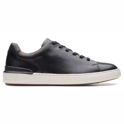Baskets Clarks Men Courtlite Lace Black Leather