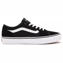 Baskets Vans Men Filmore Decon Suede Canvas Black White