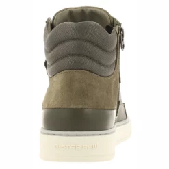 Baskets G-Star Raw Ravond Mid Bsc Dnm 9600 Men Olive -Baskets Soldes 224220005710 9600 08