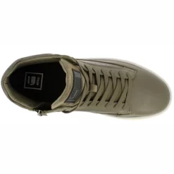 Baskets G-Star Raw Ravond Mid Bsc Dnm 9600 Men Olive -Baskets Soldes 224220005710 9600 09