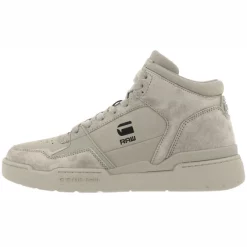 Baskets G-Star Raw Attacc Mid Tnl 0200 Men Light Grey -Baskets Soldes 224220040715 0200 07