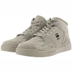 Baskets G-Star Raw Attacc Mid Tnl 0200 Men Light Grey -Baskets Soldes 224220040715 0200 13