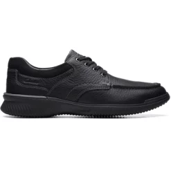 Baskets Clarks Men Donaway Edge Black Leather