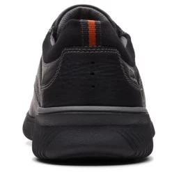 Baskets Clarks Men Donaway Edge Black Leather -Baskets Soldes 26165461 5