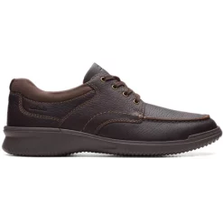 Baskets Clarks Men Donaway Edge Brown Leather