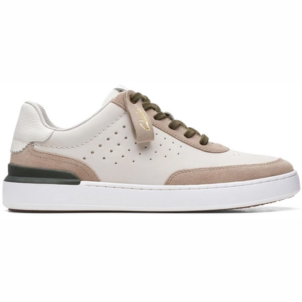 Baskets Clarks Men CourtLite Tor Off White Combi 1 Baskets Clarks Men CourtLite Tor Off White Combi