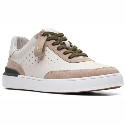 Baskets Clarks Men CourtLite Tor Off White Combi 2 Baskets Clarks Men CourtLite Tor Off White Combi – Image 2