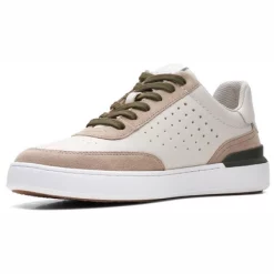 Baskets Clarks Men CourtLite Tor Off White Combi 10 Baskets Clarks Men CourtLite Tor Off White Combi -Baskets Soldes 26165629 3