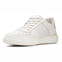 Baskets Clarks Men CourtLite Tie White -Baskets Soldes 26167365 W 4