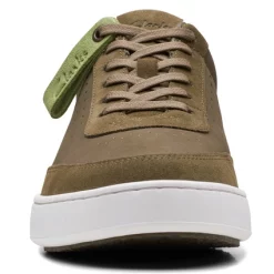 Baskets Clarks Men CourtLite Tor Olive -Baskets Soldes 26170210 W 3