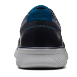 Baskets Clarks Men Donaway Run Navy Leather -Baskets Soldes 26171944 W 6