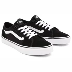 Baskets Vans Men Filmore Decon Suede Canvas Black White -Baskets Soldes 3 VN0A3WKZ5LM