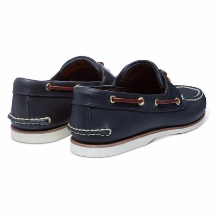 Timberland Men Classic Boat 2 Eye Navy Smooth 4 Timberland Men Classic Boat 2 Eye Navy Smooth – Image 4