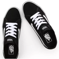 Baskets Vans Men Filmore Decon Suede Canvas Black White -Baskets Soldes 4 VN0A3WKZ5LM2