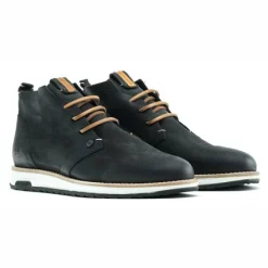 Sneaker Rehab Men Nazar Nub Vintage Black -Baskets Soldes 5 Nazar nub black 4