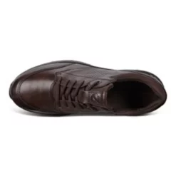 Baskets ECCO Homme Irving Cocoa Marron Coffee Endor Textile -Baskets Soldes 5 ecco 511734 55738 top