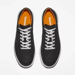 Baskets Timberland Men Supaway Oxford Full Leather Jet Black -Baskets Soldes 5 surt