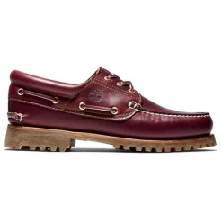 Chaussures Bateau Timberland Men Authentics 3 Eye Classic Lug Burgundy