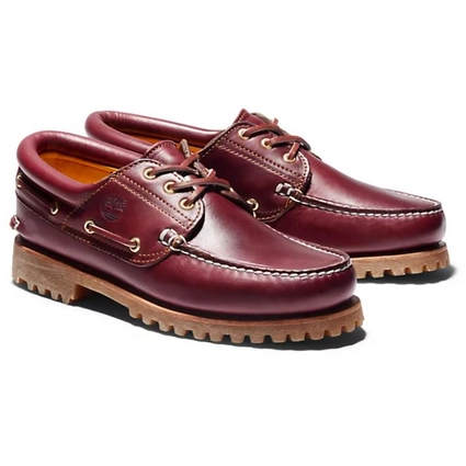 Chaussures Bateau Timberland Men Authentics 3 Eye Classic Lug Burgundy 3 Chaussures Bateau Timberland Men Authentics 3 Eye Classic Lug Burgundy – Image 3