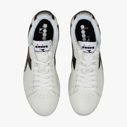 Diadora Game L Low Waxed White Black 5 Diadora Game L Low Waxed White Black – Image 5