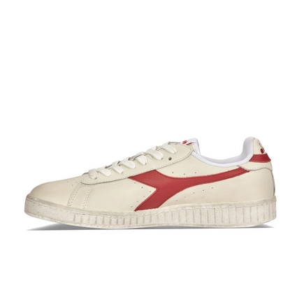 Diadora Game L Low Waxed White Red Pepper 2 Diadora Game L Low Waxed White Red Pepper – Image 2