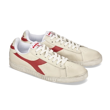 Diadora Game L Low Waxed White Red Pepper 4 Diadora Game L Low Waxed White Red Pepper – Image 4