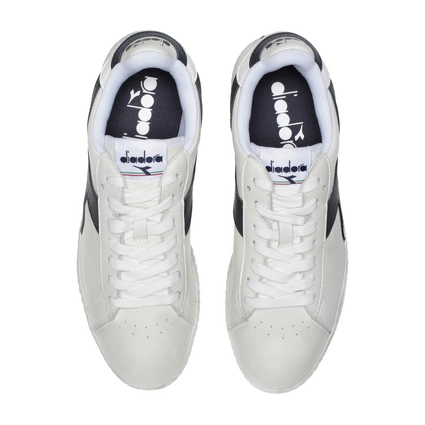 Diadora Game L Low Waxed White Blue Caspian Sea 4 Diadora Game L Low Waxed White Blue Caspian Sea – Image 4