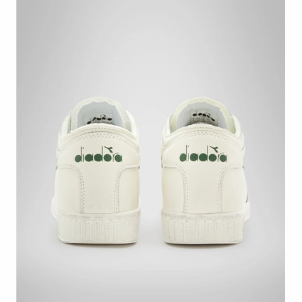 Baskets Diadora Game L Waxed Row Cut Unisex White Fogliage 3 Baskets Diadora Game L Waxed Row Cut Unisex White Fogliage – Image 3