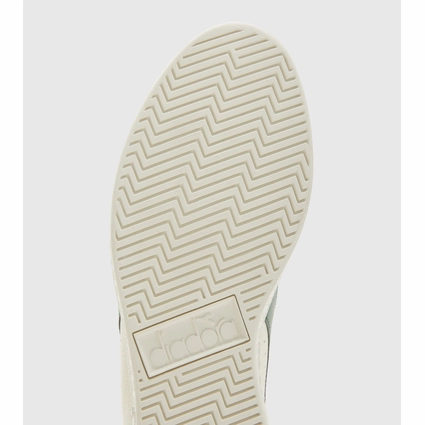 Baskets Diadora Game L Waxed Row Cut Unisex White Fogliage 4 Baskets Diadora Game L Waxed Row Cut Unisex White Fogliage – Image 4