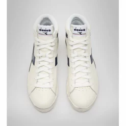 Baskets Diadora Unisex Game L High Waxed Blanc Bleu 11 Baskets Diadora Unisex Game L High Waxed Blanc Bleu -Baskets Soldes 501.178300 C5262 50 HR