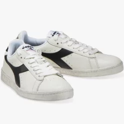 Baskets Men Game L Low Waxed Blanc Noir -Baskets Soldes 501.178301 C0351 3