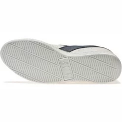 Baskets Diadora Men Game L Low Waxed Bianco Grigio Ghiacciaio -Baskets Soldes 501.178301 C5262 1 2