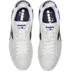 Baskets Diadora Men Game L Low Waxed Bianco Bleu 7 Baskets Diadora Men Game L Low Waxed Bianco Bleu -Baskets Soldes 501.178301 C5262 2