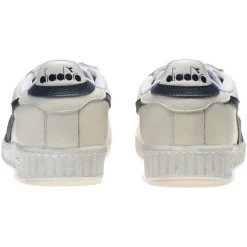 Baskets Diadora Men Game L Low Waxed Bianco Bleu 9 Baskets Diadora Men Game L Low Waxed Bianco Bleu -Baskets Soldes 501.178301 C5262 4