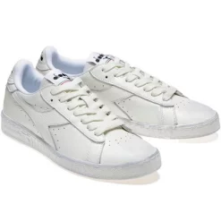 Baskets Diadora Men Game L Low Waxed Blanc -Baskets Soldes 501.178301 C6180 3