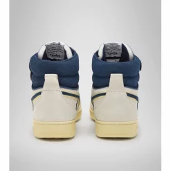 Baskets Diadora Men Magic Basket Mid Suede White Blue Caspian Sea 8 Baskets Diadora Men Magic Basket Mid Suede White Blue Caspian Sea -Baskets Soldes 501.179045 C0445 20 HR