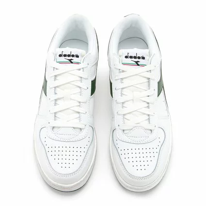 Baskets Diadora Unisex Magic Basket Low Icona White Fogliage 6 Baskets Diadora Unisex Magic Basket Low Icona White Fogliage – Image 6