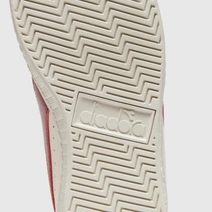 Baskets Diadora Unisex Game L High Waxed Blanc Rouge 4 Baskets Diadora Unisex Game L High Waxed Blanc Rouge – Image 4