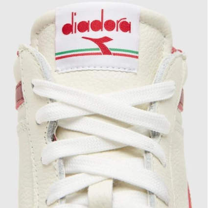 Baskets Diadora Unisex Game L High Waxed Blanc Rouge 5 Baskets Diadora Unisex Game L High Waxed Blanc Rouge – Image 5
