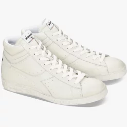 Baskets Diadora Unisex Game L High Waxed Blanc -Baskets Soldes 501178300 C6180 3