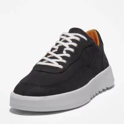 Baskets Timberland Men Supaway Oxford Full Leather Jet Black -Baskets Soldes 6 wjrrrrry