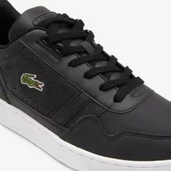 Lacoste Homme T-Clip Black White -Baskets Soldes 744SMA009431223 6