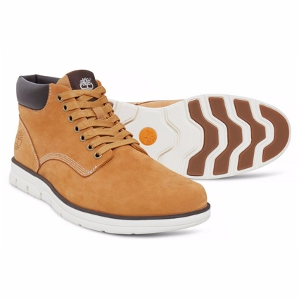 Timberland Mens Brown Bradstreet Chukka Leather Wheat 4 Timberland Mens Brown Bradstreet Chukka Leather Wheat – Image 4
