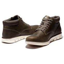 Baskets Timberland Men Bradstreet Chukka Leather Canteen 2021 -Baskets Soldes A2N3R901 4