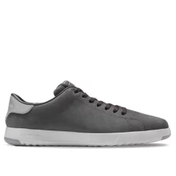 Baskets Cole Haan Men GrandPro Tennis Sneaker Charcoal Dark Pavement Nubuck Monument