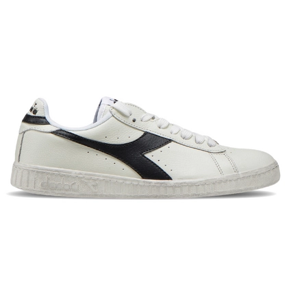 Diadora Game L Low Waxed White Black 1 Diadora Game L Low Waxed White Black