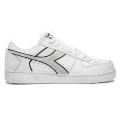 Baskets Diadora Men Magic Basket Low Icona Leather Bianco