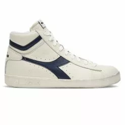 Baskets Diadora Unisex Game L High Waxed Blanc Bleu