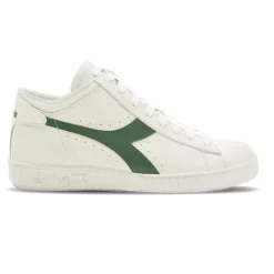 Baskets Diadora Game L Waxed Row Cut Unisex White Fogliage