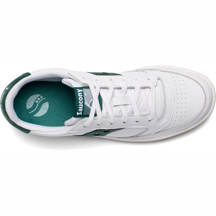 Basket Saucony Unisexe Jazz Court Blanc Vert 3 Basket Saucony Unisexe Jazz Court Blanc Vert – Image 3